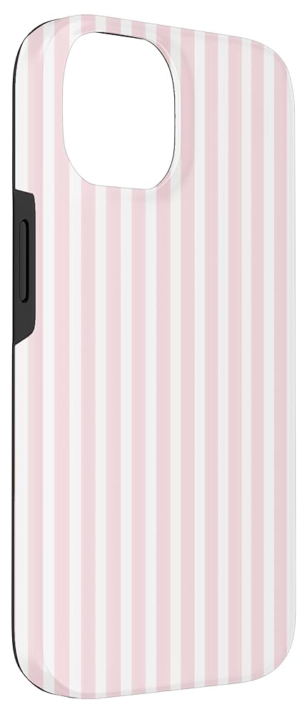 Society6 ケース Retro vintage pink white black three stripes Amazon.com: Cute Light Pink White Stripes Pattern Minimalist